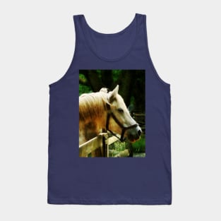 Horses - White Horse Closeup Tank Top